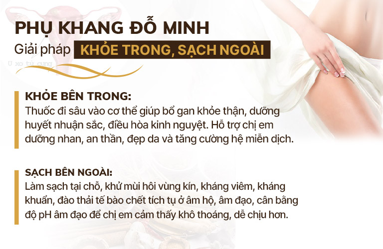 Phụ Khang Đỗ Minh giúp chị em KHỎE TRONG SẠCH NGOÀI