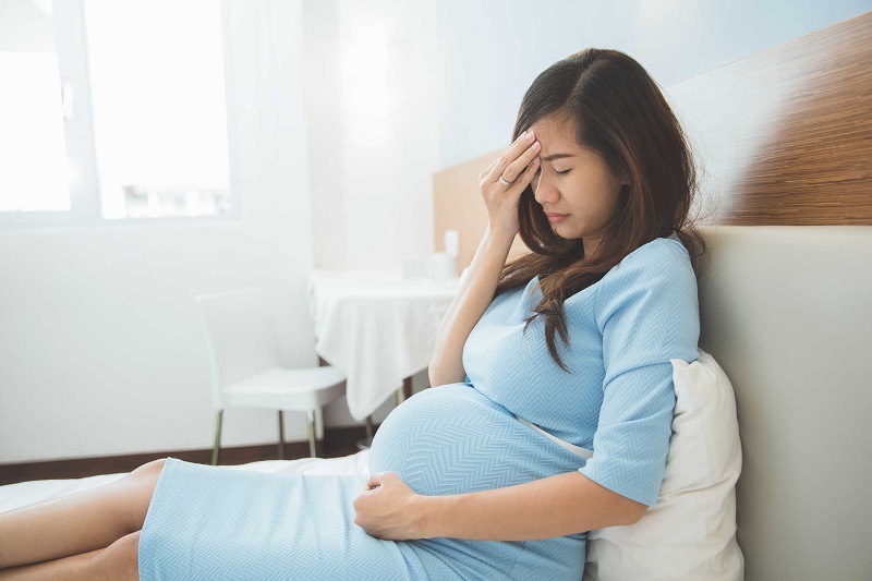 Bị nấm khi mang thai khiến cơ thể người mẹ mệt mỏi, khó chịu